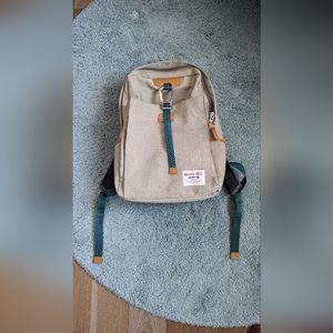 Master-Piece tan and green backpack